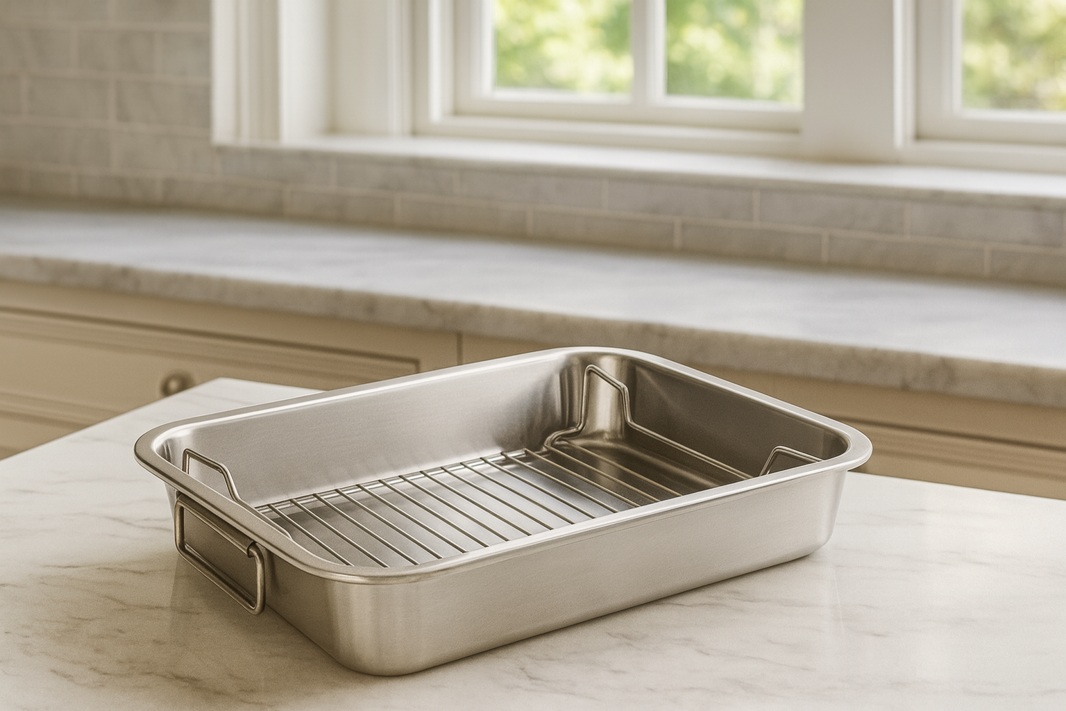 Stainless Steel Roasting Pan with Rack